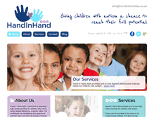 Tablet Screenshot of handinhandaba.co.uk